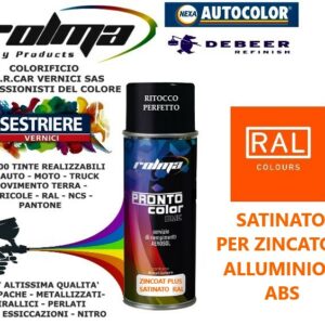 SPRAY TINTA RAL ADESIONE DIRETTA ZINCO ML 400 SATINATO