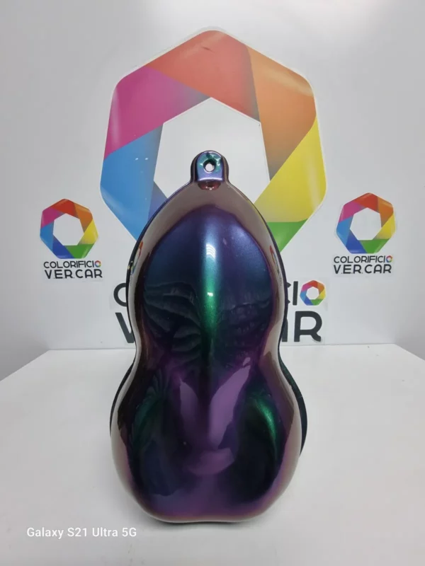 VERNICE CAMALEONTE CAM 01 EFFETTO VIOLA VERDE BLU BASE OPACA - immagine 8