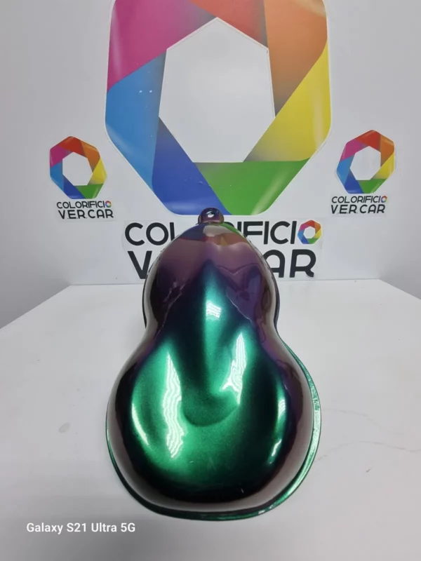VERNICE CAMALEONTE CAM 01 EFFETTO VIOLA VERDE BLU BASE OPACA - immagine 9