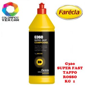 FARECLA – G360 SUPER FAST COMPOUND 1KG (TAPPO ROSSO)