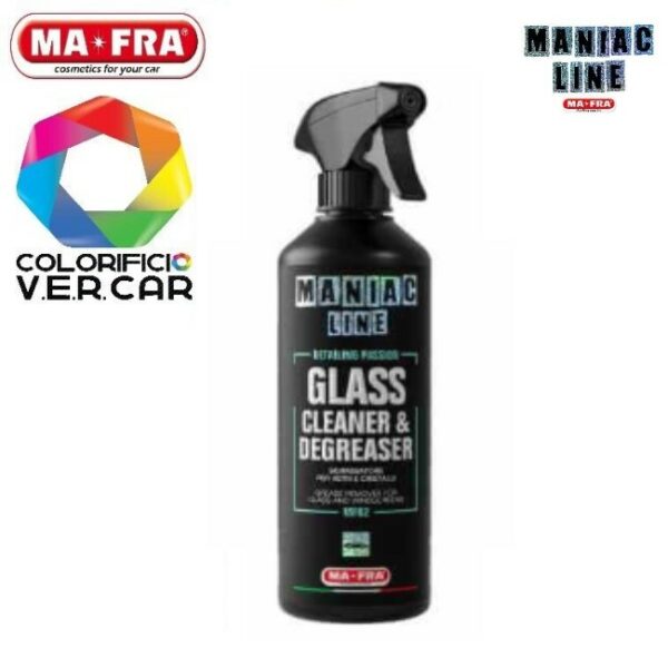 MAFRA - MANIAC LINE FOR CAR DETAILING - GLASS E CLEANER DEGREASER ML 500