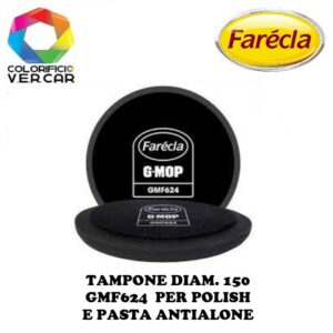 FARECLA – G MOP 6″ (150MM) FLEXIBLE BLACK FINISHING FOAM (2 CF)