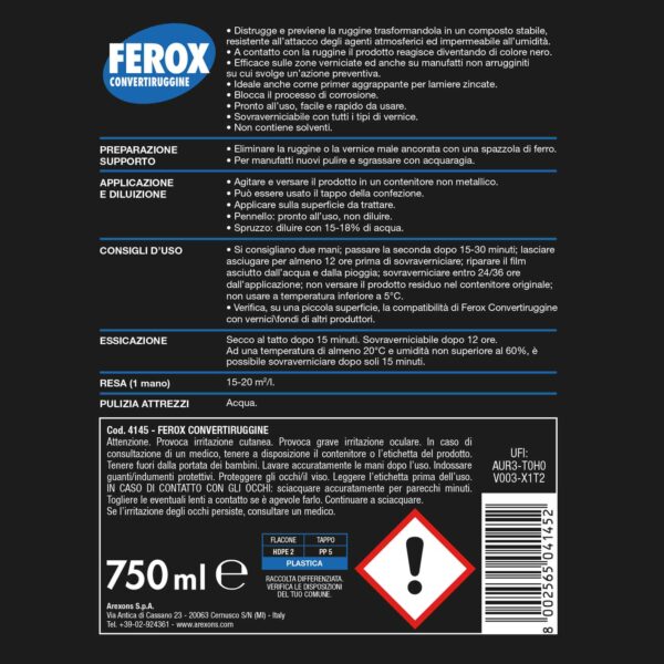 AREXONS - FEROX CONVERTIRUGGINE - immagine 5