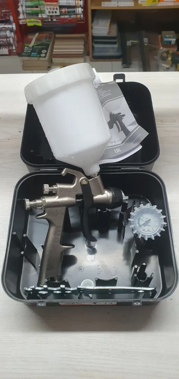 WALMEC - AEROGRAFO - PISTOLA  A SPRUZZO SLIM XLIGHT S HTE 1.3 CON MANOMETRO - immagine 9