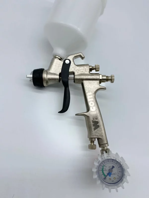 WALMEC - AEROGRAFO - PISTOLA  A SPRUZZO SLIM XLIGHT S HTE 1.3 CON MANOMETRO - immagine 2