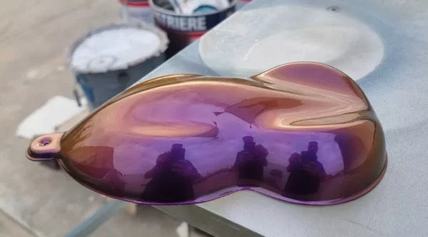 VERNICE CAMALEONTE CAM 04 VIOLA RAME BRONZO BASE OPACA - immagine 5