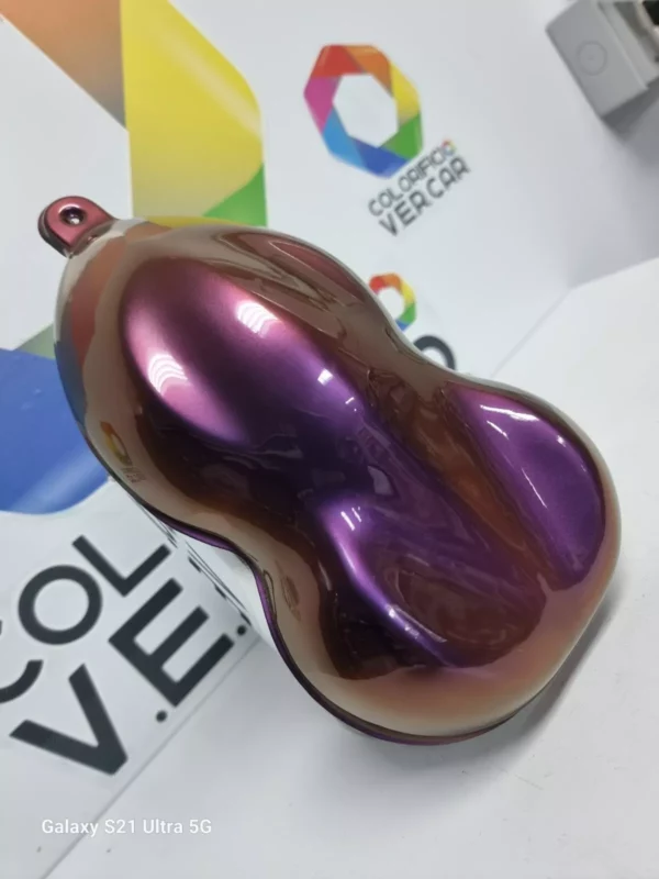 VERNICE CAMALEONTE CAM 04 VIOLA RAME BRONZO BASE OPACA - immagine 7