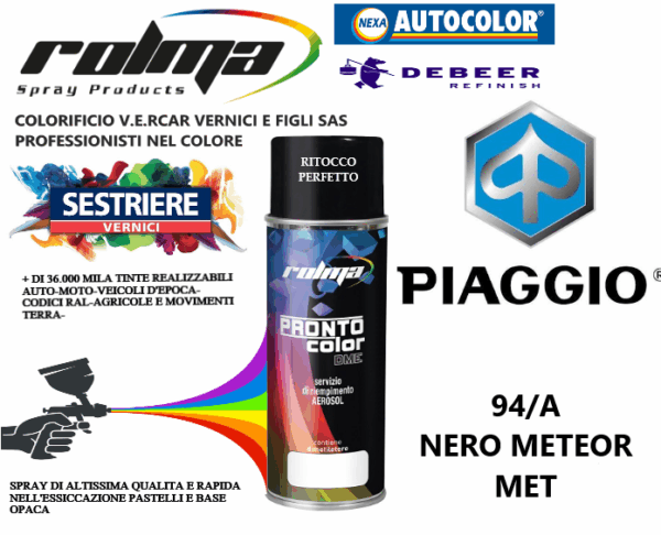 PIAGGIO - 94/A NERO METEOR