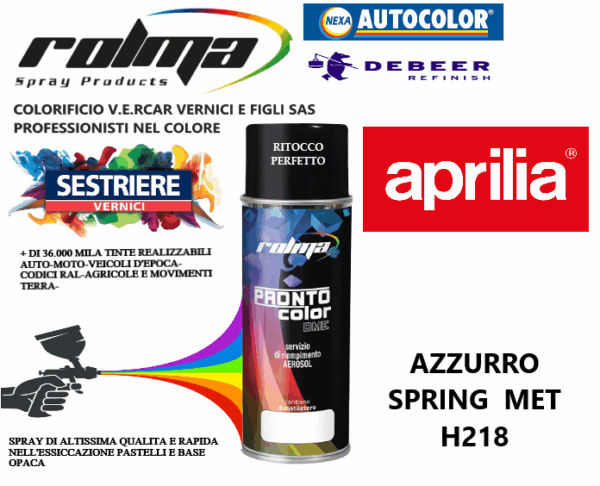 APRILIA B.OPACA - AZZURRO SPRING MET H218