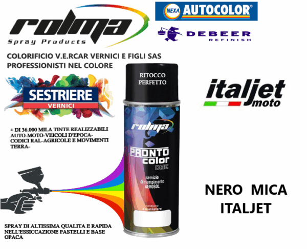 ITALJET - NERO MICA
