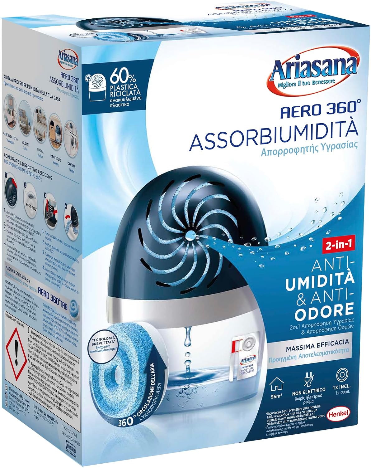 HENKEL - ARIASANA AERO 360° 2 IN 1 - immagine 7